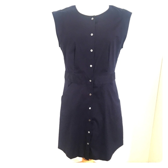 Theory Dresses & Skirts - Theory Jalia Navy Blue Dress w/ Pockets